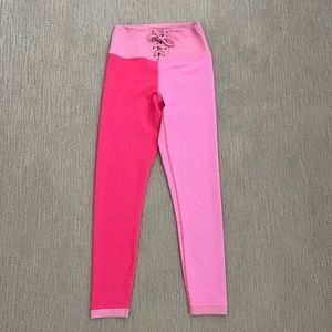 Pink love shack fancy leggings